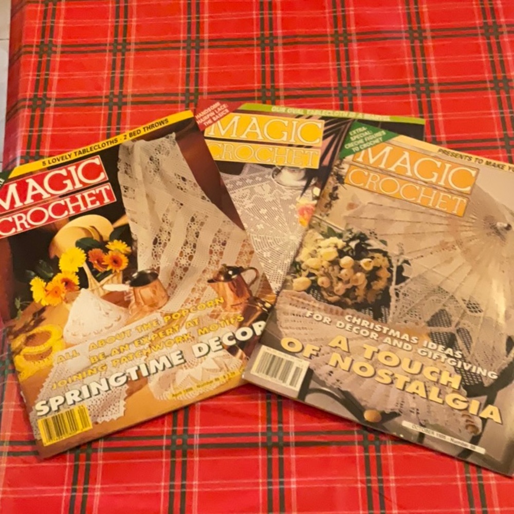 Magic Crochet set of 3 magazines